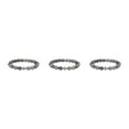 thumbnail image 3 of kurtrusly Large Application Exquise Bracelet Perles pour Polyvalent Cadeaux de Mode Bracelets Rayure 3Set, 3 of 6