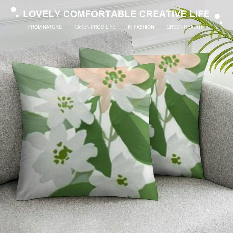 Outdoor Pillow Covers Colorful Floral Pillow Covers with Hidden