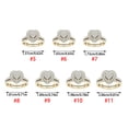 thumbnail image 4 of Up to 50% off 925 Sterling Silver Rings for Women Heart-shaped Ring Women Index Finger Ring Fashion Couple Ring Set Jewelry Gift, 4 of 4