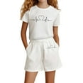 thumbnail image 4 of Gelikeya First Day of School Outfits for Girls Szie 6-7 White Girls School Clothing Sets, 4 of 5