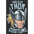 thumbnail image 2 of Men's Marvel Halloween This is My Thor Costume Graphic Tee Charcoal Medium, 2 of 5