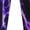 White, variant on Galaxy Lightning Print Men's Home Trousers, Elastic Drawstring Home Pajamas Clothing Suitable for Adult Men-3X-Large
