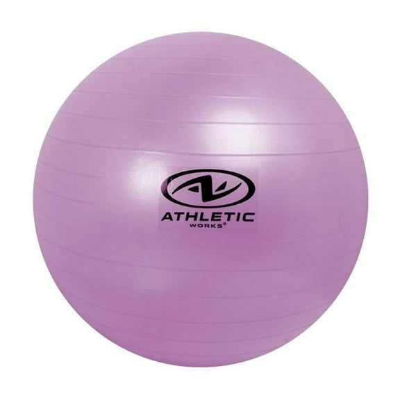 Pelota Fitness Athletic Works CL3409-1 Morada 55 cm