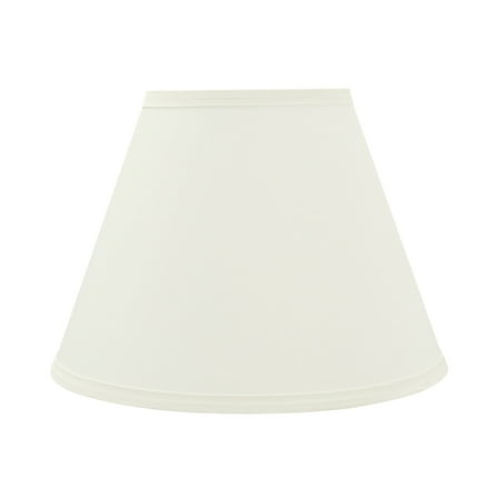 Aspen Creative 32630 Transitional Hardback Empire Spider Lamp Shade in White, 6" T x 12" B x 9" H