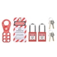 thumbnail image 2 of Cerrojos de candados de bloqueo de seguridad, kit de etiquetado de bloqueo con cerrojo de seguridad Kit de cerrojo de bloqueo Diseño de última generación Jadeshay A, 2 of 8