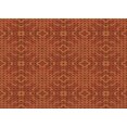 thumbnail image 1 of Ahgly Company Machine Washable Indoor Rectangle Transitional Orange Red Orange Area Rugs, 2' x 5', 1 of 7