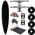 thumbnail image 1 of Moose Longboard Complete Maple Cruising Carving 43" Black/Silver DIY Assembly, 1 of 4