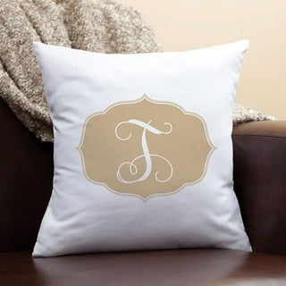 Curly Monogram Pillow