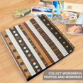 thumbnail image 4 of FORMRS 3 Ring Photo Album 4"x6" Self Adhesive Large Capacity PU Leather Cover, Abstract Dots, 4 of 7