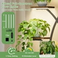 thumbnail image 2 of Behome Plant Stand with Adjustable Grow Lights, 7 Tiered Indoor Metal Plant Shelf, 66" Tall Plant Flower Holder for Home, Patio, 2 of 7