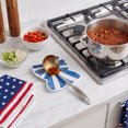 thumbnail image 4 of Cook with Color Bow-Shaped Patriotic Melamine Spoon Rest and Drip Catcher, 4 of 5