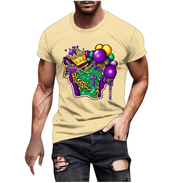 Camisetas de Manga Corta para Hombre Imprimir Deportes de Manga Corta Cuello Redondo Blusa Algodón Poliéster, Nueva Moda Casual Camiseta para Hombres
