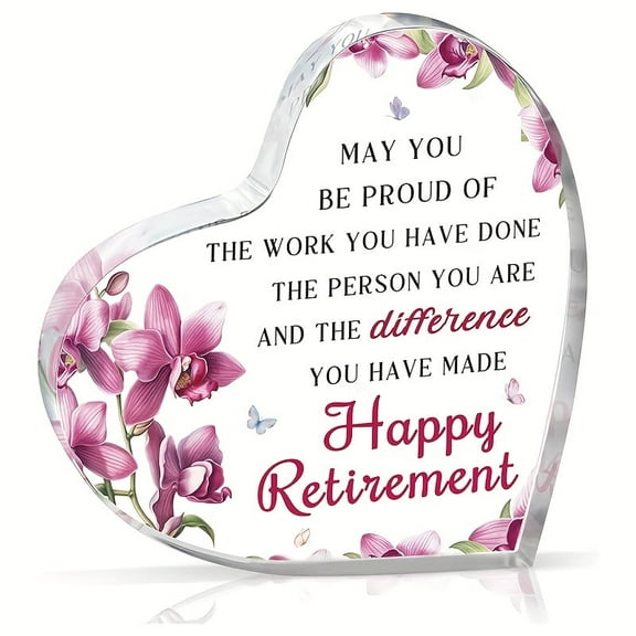 Women'S Retirement Gift Happy Retirement For Women - Unique Acrylic Keepsake - The Best Retirement Gift For Colleagues Teachers Mothers And Friends In 2025 Creative Retirement Gifts
