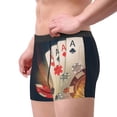 thumbnail image 2 of Fuzoiu Casino Poker Chips Print Men's Ultra Breathable Underwear,No Riding Up Boxer Briefs with ComfortFlexible Waistband-Medium, 2 of 5