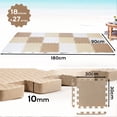 thumbnail image 5 of Benarita Baby Play Mat 18pcs(30x30x1cm) Foam Puzzle Play Mat Interlocking Foam Tile for Sports-EVA Non Toxic, 5 of 6