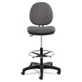 thumbnail image 3 of Alera Interval Series Swivel Task Stool, Supports 275 lb, 23.93" to 34.53" Seat Height, Graphite Gray Seat/Back, Black Base, 3 of 11