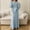 🔥 Blue, variant on Sentmoon Two Piece Long Set for Women Women's T Shirts and Skirt Plus Size Long Sleeve Crew Neck Women’s Sweaters Solid Color Knitted Soft Loose Outfits for Women Fall and Winter