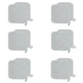 thumbnail image 5 of Arkwright Kitchen Pot Holders (12-Pack), 7"x7", 100% Cotton, Soft & Heat Resistant, Grey, 5 of 5
