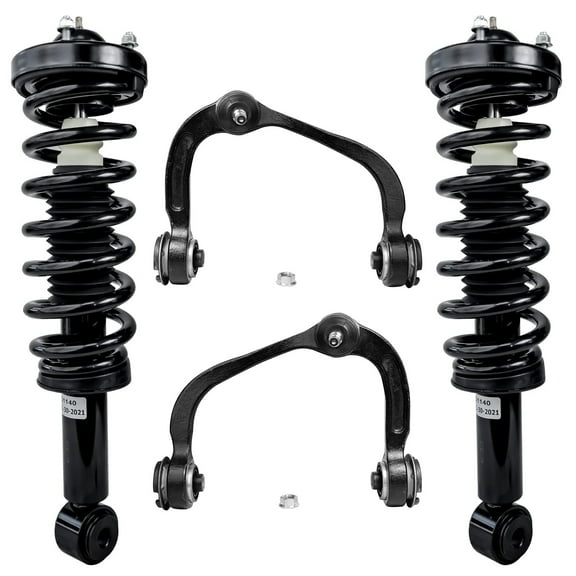 Detroit Axle - 2WD Front Struts   Upper Control Arms w/ Ball Joints Replacement for 2009-2013 Ford F-150 - 4pc Set