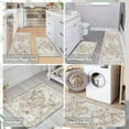 thumbnail image 2 of Cushioned Kitchen Rugs and Mats Set of 2, Anti Fatigue Kitchen Mats for Floor, Boho Farmhouse Kitchen Floor Mats, PVC Heavy Duty Comfort Standing Mat for Kitchen Laundry Office, 17”x28”+17”x47”, 2 of 6