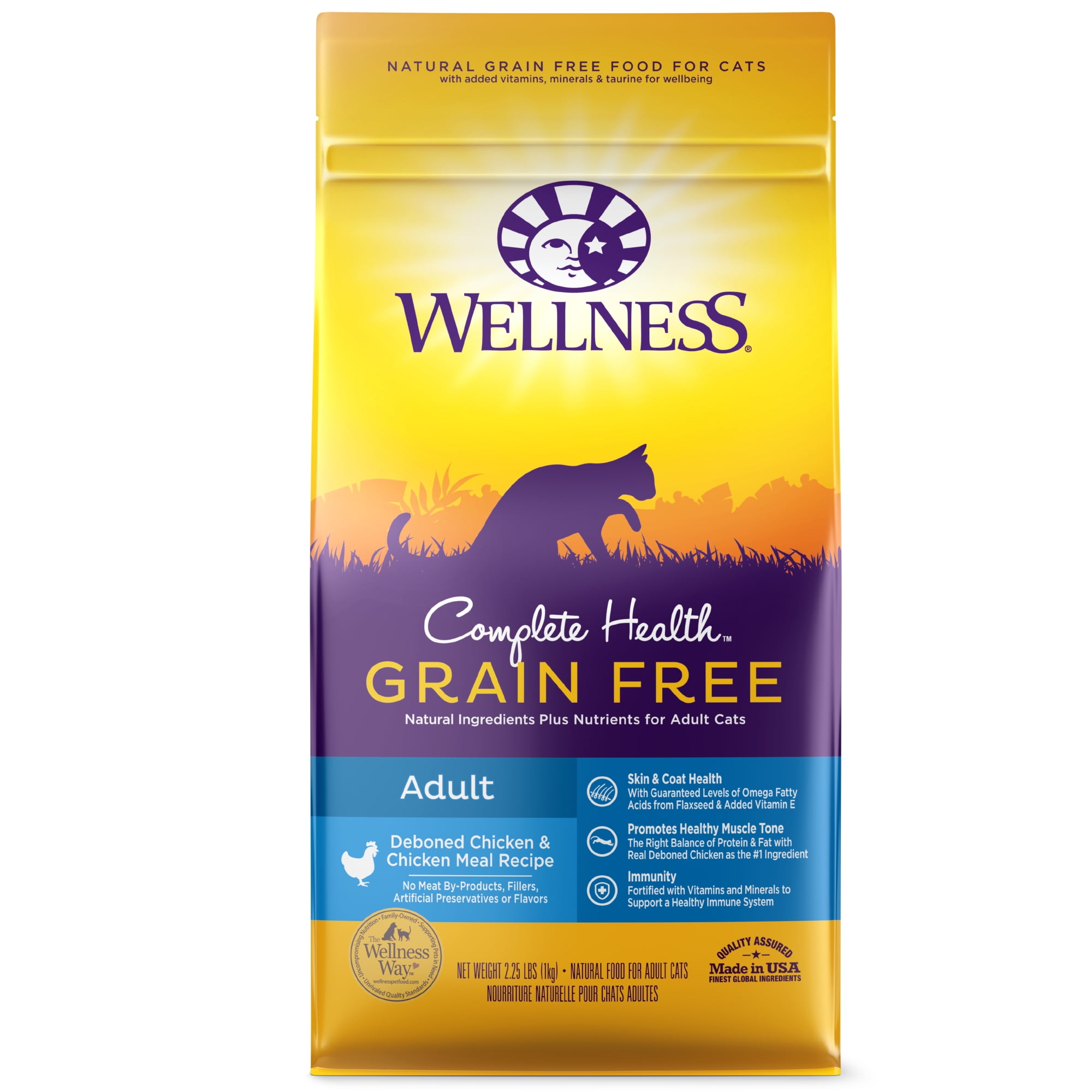 Wellness Complete Health Natural Grain Free Dry Cat Food, Chicken