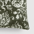 thumbnail image 2 of Noble Linens Elegant Cotton Decor Throw Pillow in Distressed Floral Pattern, 2 of 8