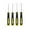 Yellow, variant on Birdeem Household Cleaning Tools,Mechanic Tool Set,Oil Imprint Screwdriver 4-Piece Set Pull Hook Screwdriver Puller Pick Tire Stone Cleaning Auto Repair Tool Multi Angle Necessary,Mechanics Tool Set