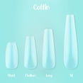 thumbnail image 4 of NABulous™ Clear Coffin XL Soft Gel T™ Nail Tips - 360 Pieces | Full Cover & Pre-Shaped Tips (Coffin XL), 4 of 6