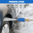 Turbo Nozzle Pressure Washer,4000PSI Rotating Power Washer Nozzles(Max 5000PSI)with 1/4In and 3