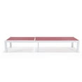 thumbnail image 6 of LeisureMod Marlin Patio Chaise Lounge Chair With Black Aluminum Frame Red, 6 of 15