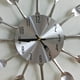 thumbnail image 3 of Reloj de cocina moderno 3D creativo de acero inoxidable para cocina y restaurante. Plateado, 3 of 9