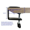 thumbnail image 5 of ApexDesk Dual Monitor Arm Desk Mount - Adjustable Height Gas Spring - VESA Mount with C Clamp & Mounting Base - Computer Monitor Stand for Screen up to 32 inch - Holds up to 20 lbs., 5 of 5