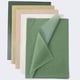 thumbnail image 1 of Papel de seda TINYFUTURE, 100 hojas, verde y dorado, 35 cm x 50 cm, 1 of 6