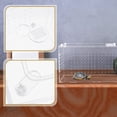 thumbnail image 4 of WEUVEB Small Reptile Enclosure Transparent Reptile Box Acrylic 1Pack for Reptiles, 4 of 8