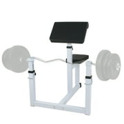 ZenSports Adjustable Preacher Curl Bench Bicep Curl Weight Bench Max.550lbs Home Gym Fitness Equipment