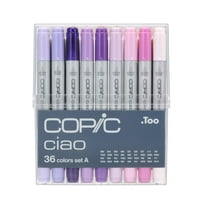 Copic Ciao Marker Set, 36-Piece, Set A