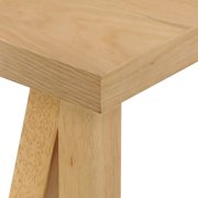 Christopher Knight Home 7-Piece Dining Set, Solid Wood Table with 6 Upholstered Dining Chairs, Wheat+Oak