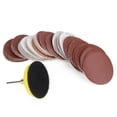 thumbnail image 4 of BTOER 60Pcs 2in Sanding Discs +50mm Hook &Loop Sandpaper Backing Pad 100-2000grit, 4 of 7