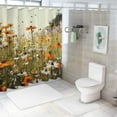 thumbnail image 7 of Fenyluxe Wild Flowers Bee Pretty Shower Curtain Bathroom Decor Home Bathtubs Decoration Set with Hooks 36x72, 7 of 7