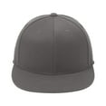 thumbnail image 3 of Yellow Rooster Mens Flexfit Flat Bill Male Cap Grey S/M, 3 of 4