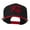 Black Red, variant on Fly Embroidered Flat Bill Cap - Black Teal OSFM