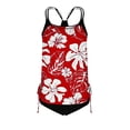 thumbnail image 4 of Levmjia Women's Printed Two - Piece Bikini Set with Built - in Bra, Adjustable Straps, High Waist Bottom Swimsuit Nylon Spandex for Beach Pool Swimwear Plus Size S - 2XL, 4 of 6