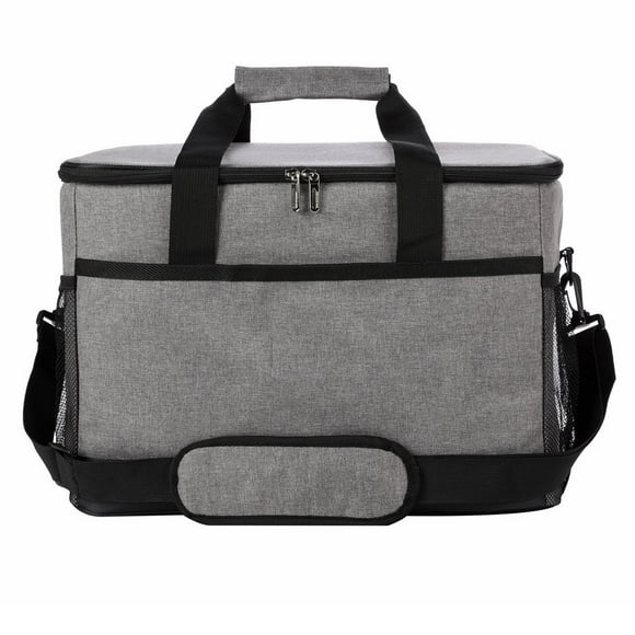 HLONK 24 Can Soft-Sided Cooler with Shoulder Strap Gray