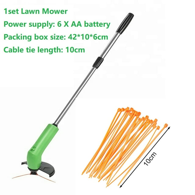 Grass Trimmer Electric Lawn Mower 2000mAh Li-ion Cordless Portable Adjustable String Cutter Pruning 18000RPM Garden Power Tools Bettery