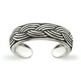 thumbnail image 1 of 925 Sterling Silver Vintage Adjustable Toe Ring Open Midi, 1 of 6