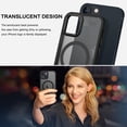 thumbnail image 2 of BENTOBEN Case for iPhone 13 Mini Compatible with Mag-Safe, 5.4" Tpu Matte Shockproof Anti-Scratch Protective Cover, Black, 2 of 7