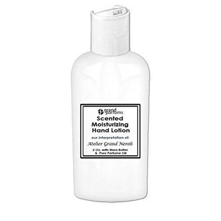 Neroli Day Spa (Grand Parfums 2 Oz Moisturizing Hand Lotion with Shea Butter (Atelier Grand Neroli) Scented Hand Cream Spa Product, Travel Size Paraben)