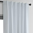 thumbnail image 2 of Exclusive Fabrics  Vintage Thermal Cross Linen Weave Blackout Curtains (1 Panel) White 50 X 96 96 Inches, 2 of 5