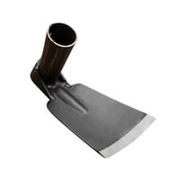 Bfogop Hoe Garden Tool for Yard Heavy Duty Weed Removal Tool for loosening Soil, Weeding and Digging, Forged Hoe Stainless Steel Blade Head Wooden without Handle
