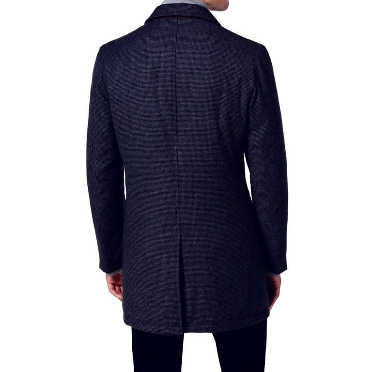 Sanyo Mens Chesterfield Pea Coat, Blue, Medium - Walmart.com